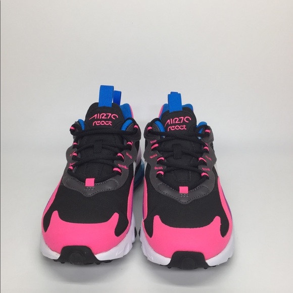 girls youth Nike Air Max 270 React Shoes - Picture 3 of 7